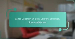 Bancs De Jardin En Bois: Confort, Entretien, Style traditionnel